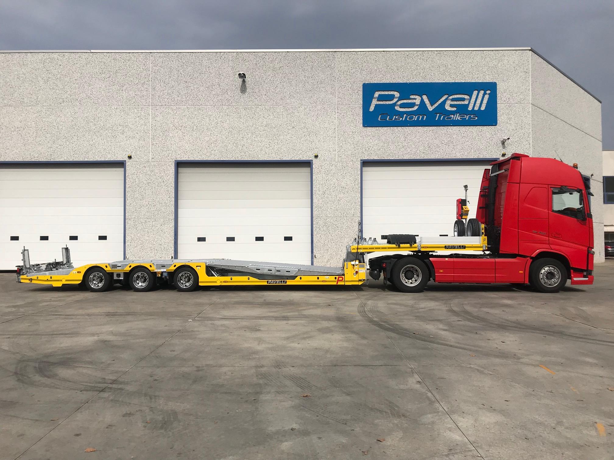 Heavy load trailer Pavelli STV STRONG
