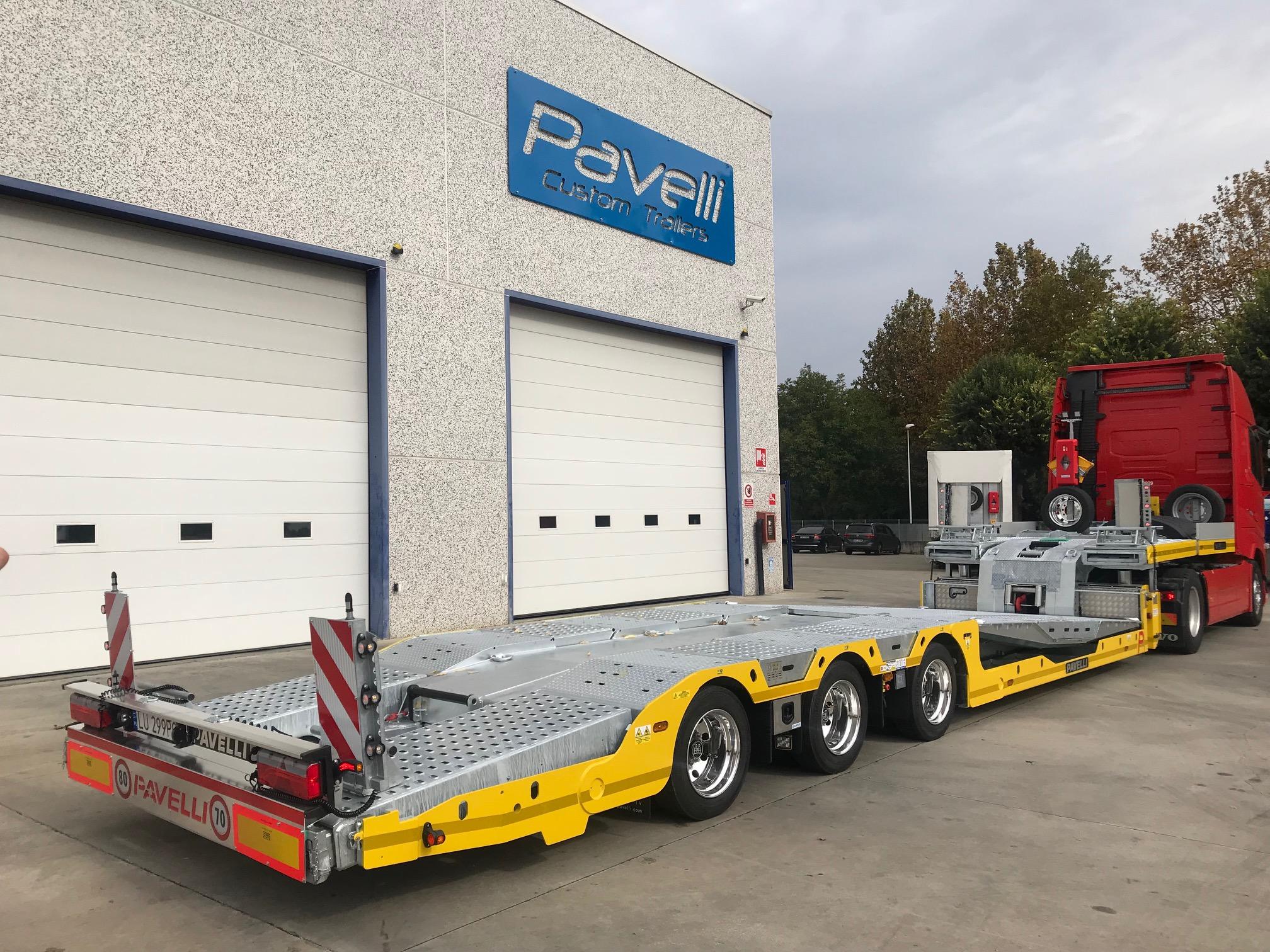 Heavy load trailer Pavelli STV STRONG